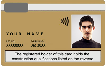 Gold skilled worker card