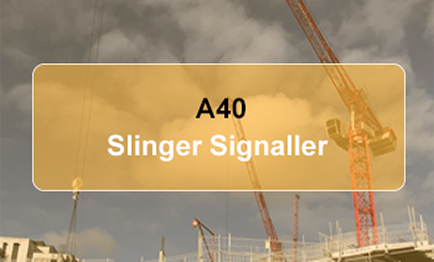CPCS A40 Slinger Signaller Course