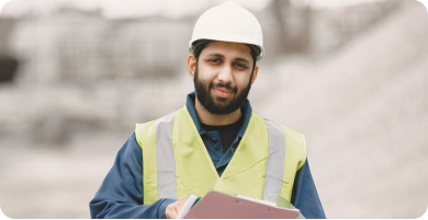 construction worker at site