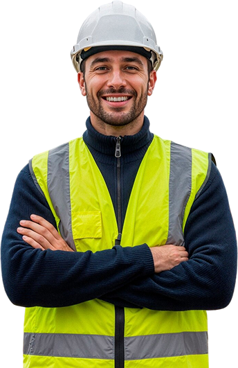 Construction site worker