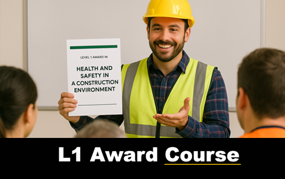 Book Level 1 Award Health and Safety in a Construction Environment course